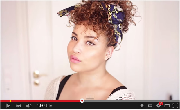 screenshot dal canale Youtube di Mindofbeauty (https://www.youtube.com/watch?v=SUx_bfr6WEQ)